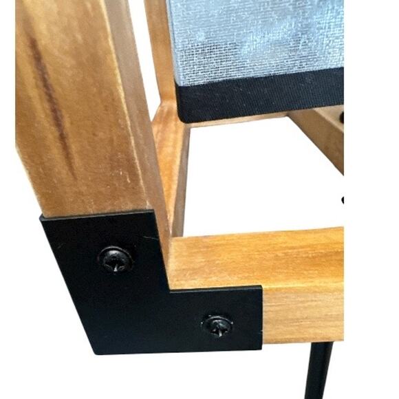 Handles 1-Light Farmhouse Wood Metal Hanging Pendant Light - Picture 10 of 10